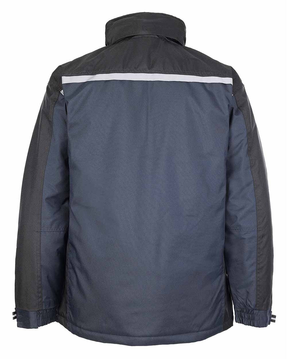 Navy Blue Coloured TuffStuff Cleveland Jacket On A White Background