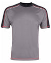 Grey Coloured TuffStuff Elite T-Shirt On A White Background #colour_grey