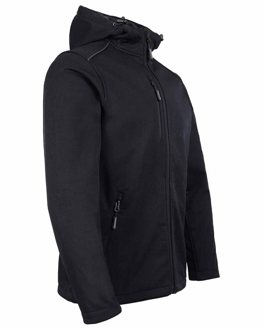 Black Coloured TuffStuff Hale Jacket On A White Background