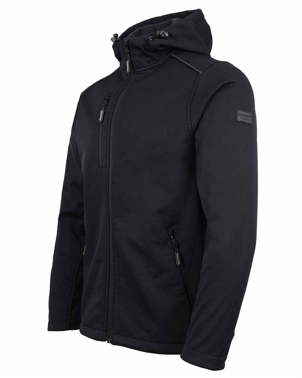 Black Coloured TuffStuff Hale Jacket On A White Background