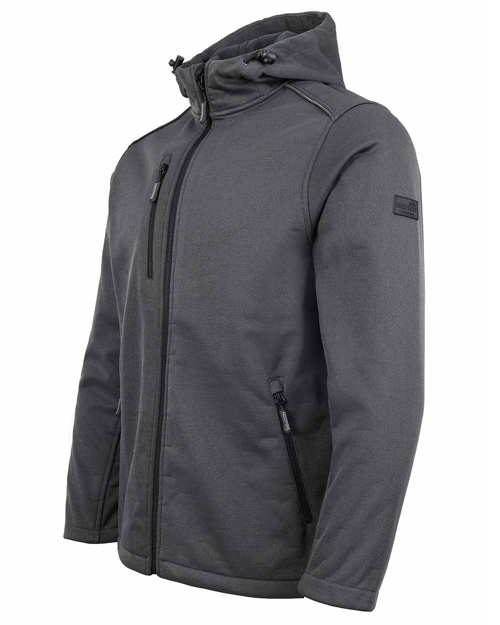 Grey Coloured TuffStuff Hale Jacket On A White Background
