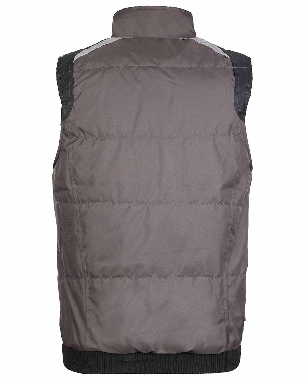 Grey Coloured TuffStuff Pro Work Bodywarmer On A White Background