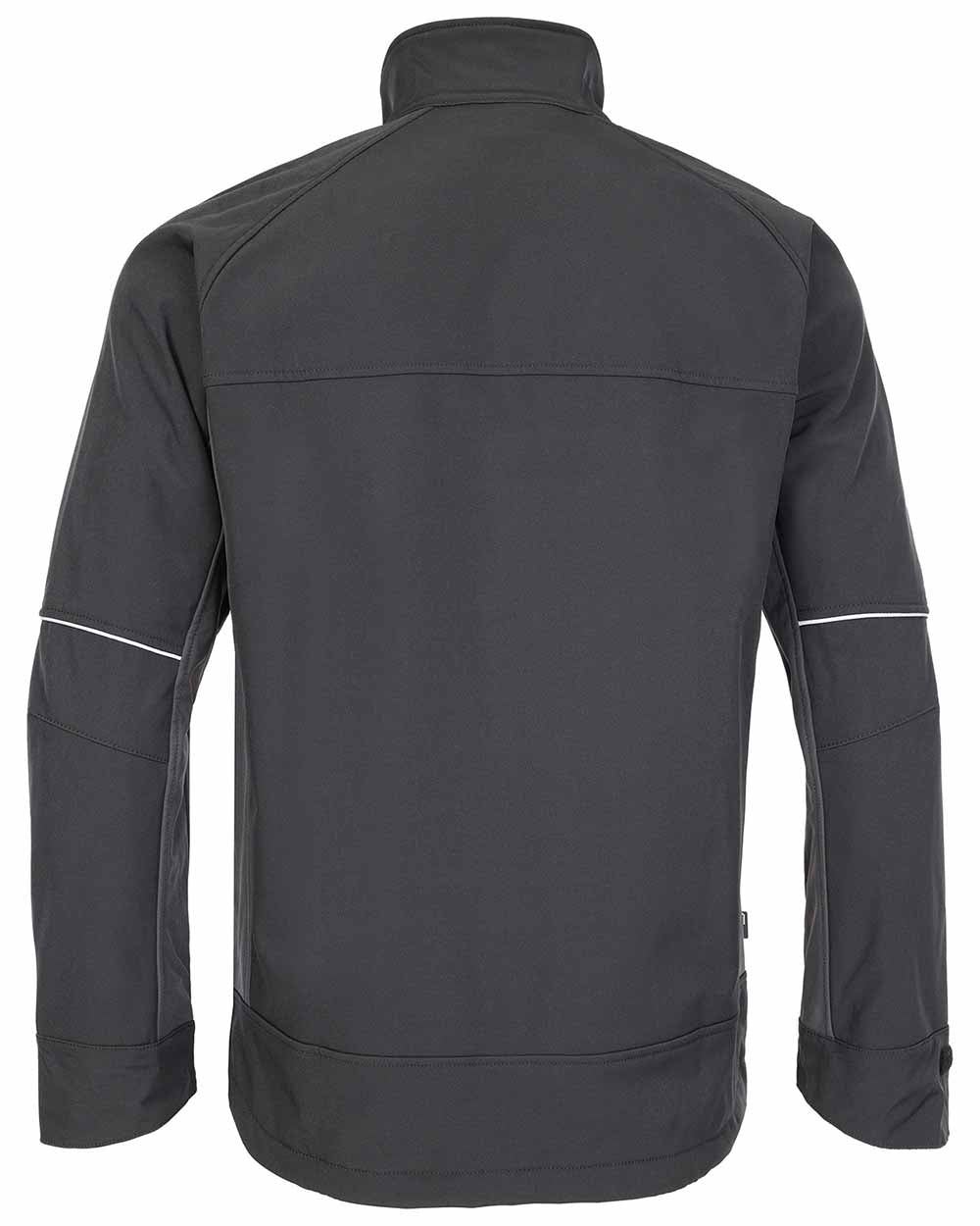 Black Coloured TuffStuff Stanton Waterproof Softshell Jacket On A White Background