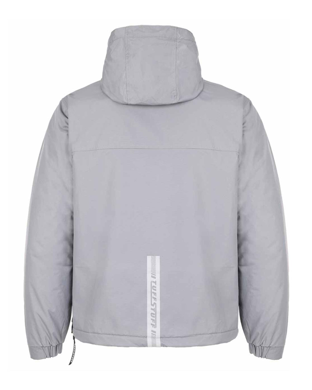 Grey Coloured TuffStuff Sutherland Waterproof Windbreaker Smock On A White Background