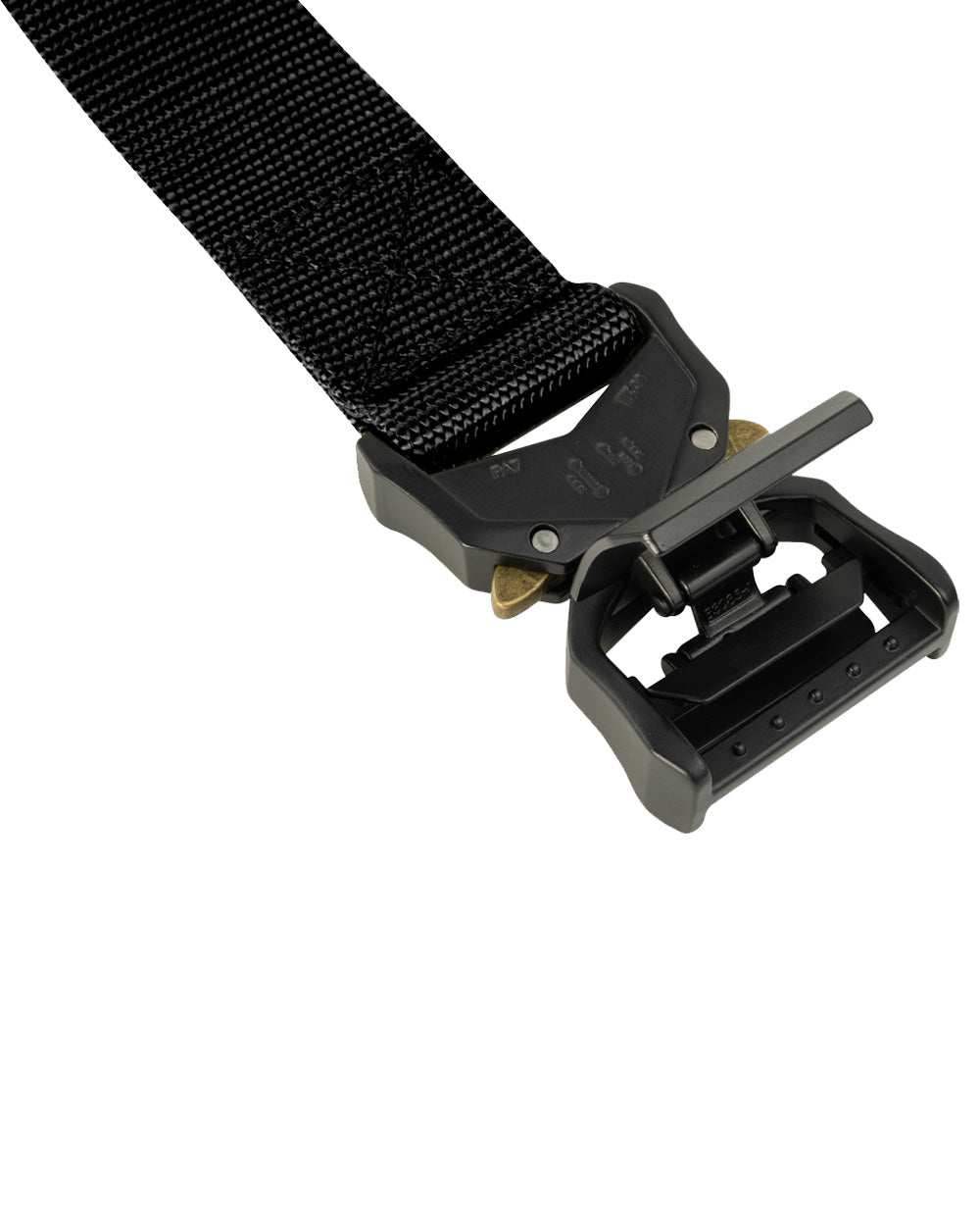 Black coloured Viper Fast Belt on White Background 