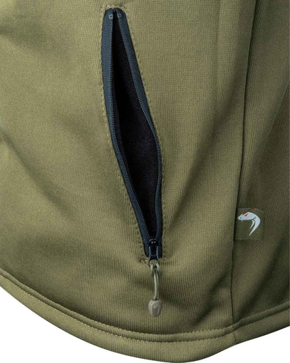 Green coloured Viper Gen 2 Spec Ops Fleece Jacket on White background 