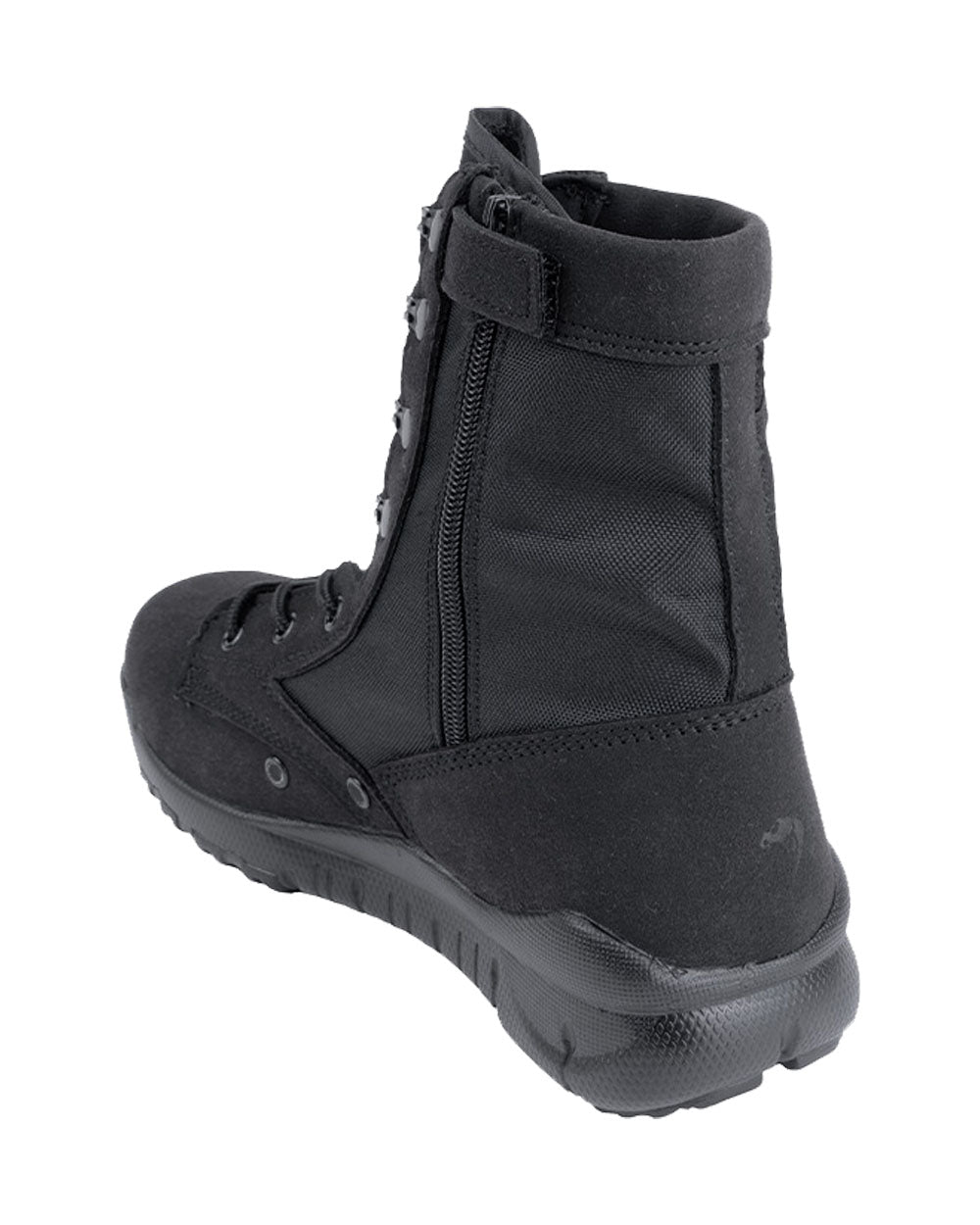 Black Coloured Viper Sneaker Boots on white background