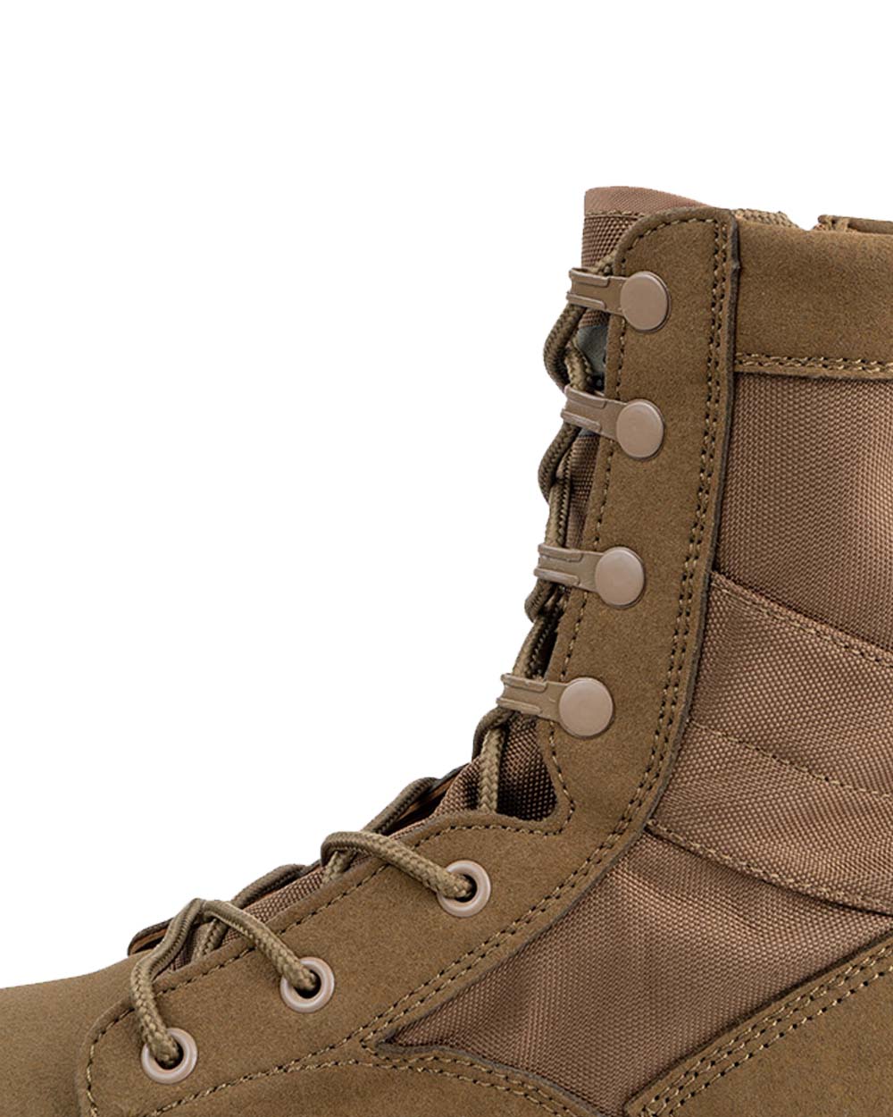 Coyote Coloured Viper Sneaker Boots on white background