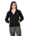 Black Coloured WeatherBeeta Jackson Waterproof Jacket On A White Background #colour_black