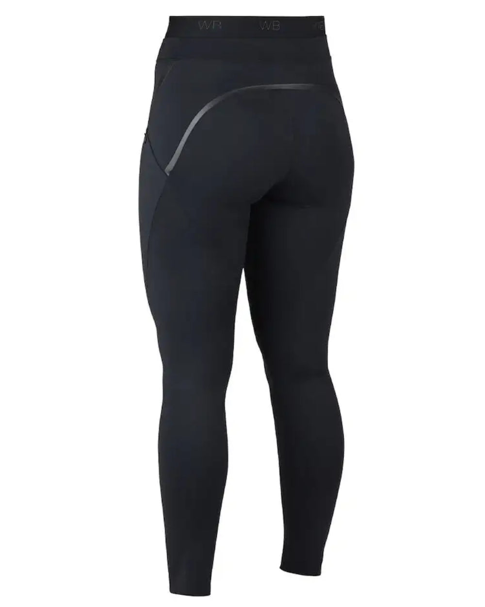 Black Coloured WeatherBeeta Toulon Lifestyle Tights On A White Background
