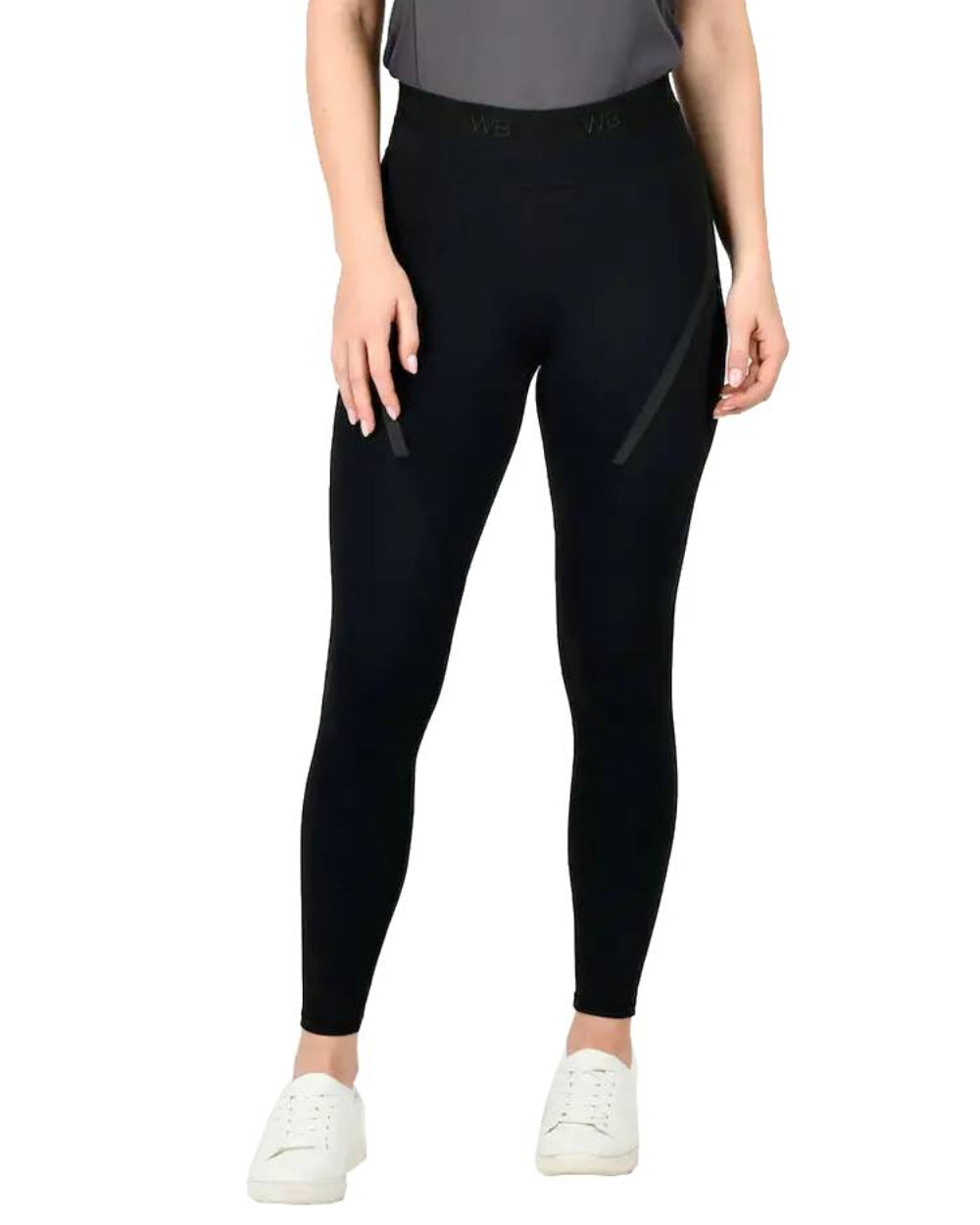 Black Coloured WeatherBeeta Toulon Lifestyle Tights On A White Background
