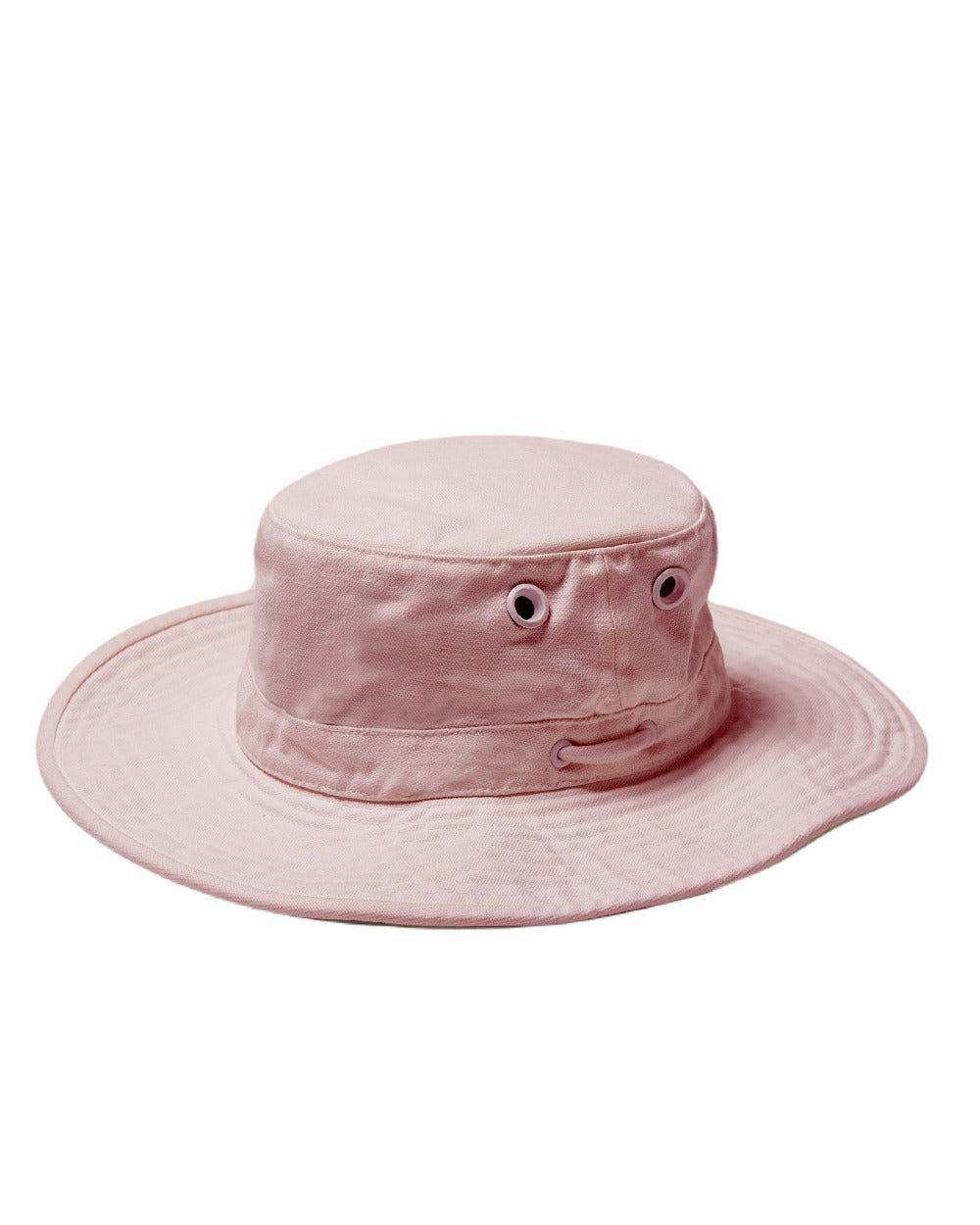 Light Pink Coloured Tilley Hat Wide Brim Wanderer On A White Background