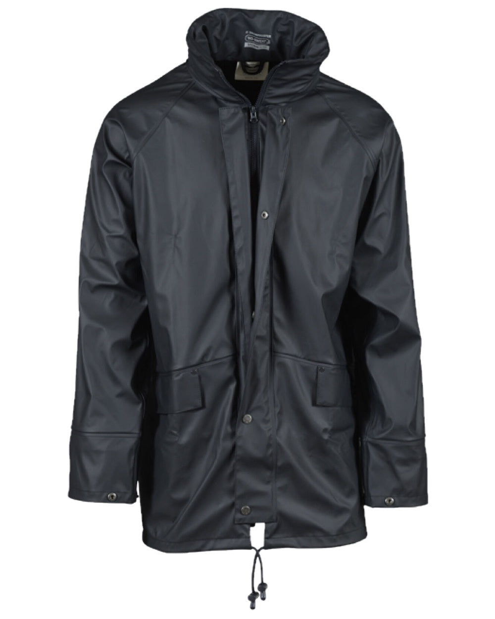 Navy Coloured Xpert Mens Swampmaster No-Sweat Stormgear Waterproof Jacket on White Background