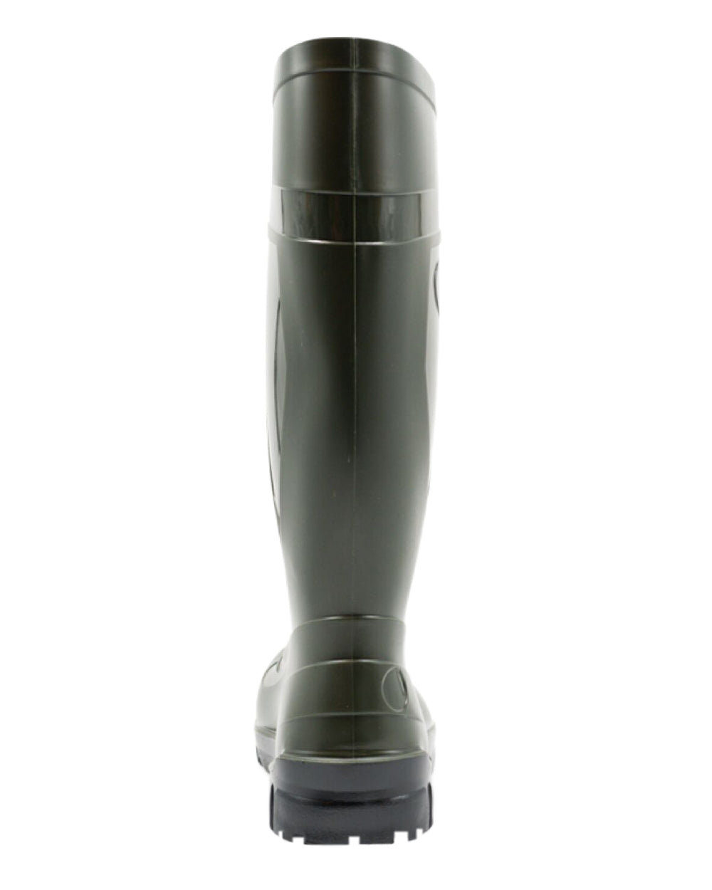 Green Coloured Xpert Mens Swampmaster Vortex Non-Safety PVC Wellingtons on White Background