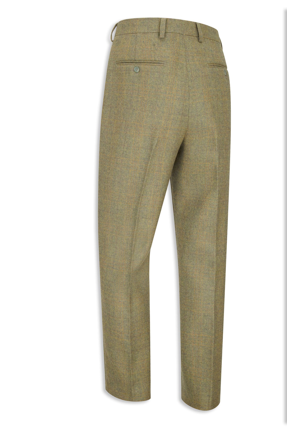Back pockets Hoggs of Fife Kinloch Tweed Trousers | Autumn Bracken