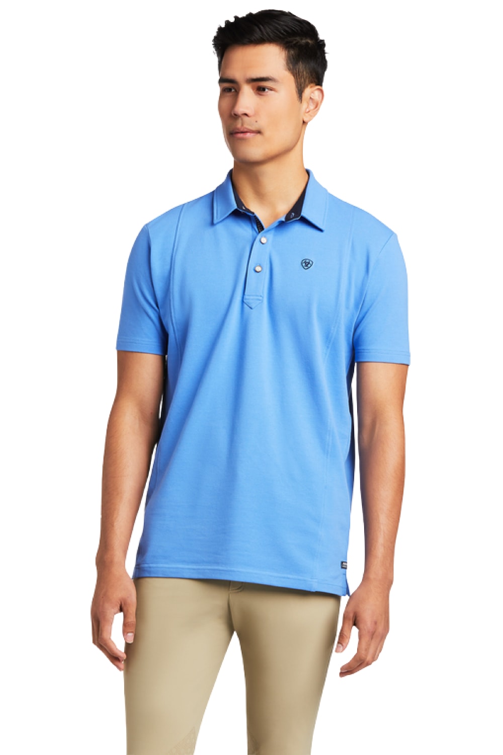 Ariat Medal Polo Shirt in Reykjavik Blue