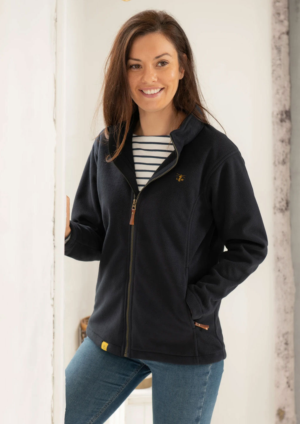 Lighthouse Ashby Waterproof Fleece in Navy