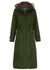 Pesto Green Alan Paine Fernley Long Waterproof Coat #colour_pesto