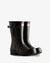 Hunter Men's Adjustable Short Wellington Boots in Black