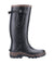 Black Cotswold Compass Rubber Neoprene Lined Wellington Boots #colour_black