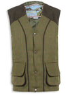 Dark Tweed Bronte Derby Tweed Field Waistcoat #colour_dark-tweed-with-check