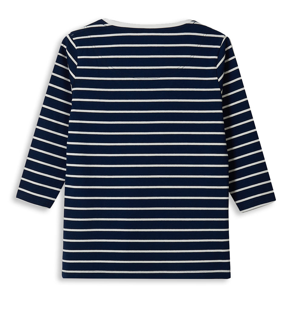 Navy Stripe Lighthouse Ariana Ladies Top