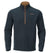Dark navy Harkila Sandhem Half-Zip Polartec® Fleece Top #colour_dark-navy-melange