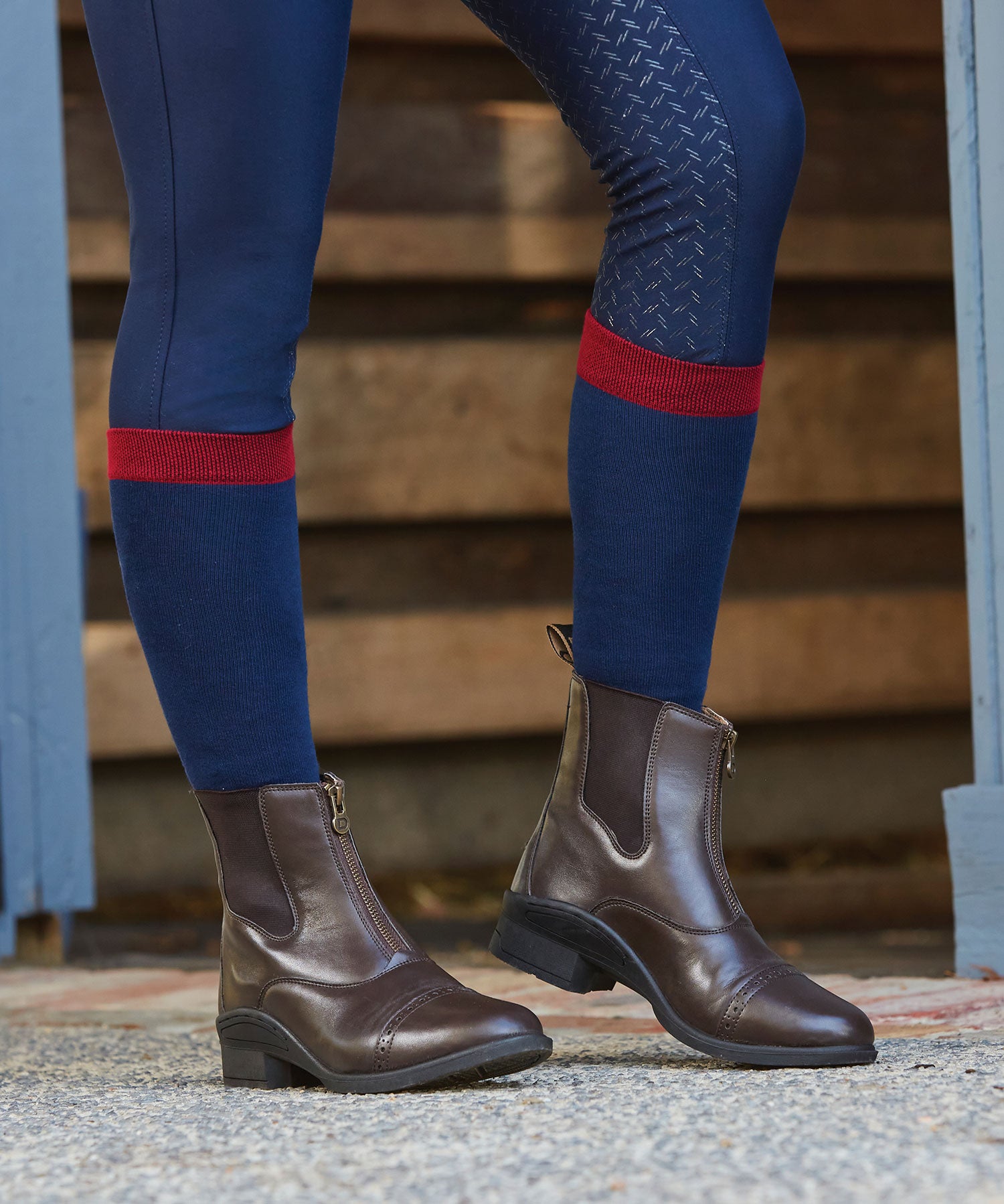 Brown Womens Altitude Zip Yard Boots by Dublin