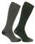 Hoggs of Fife Country Long Socks | Tweed/Loden #colour_tweed-loden
