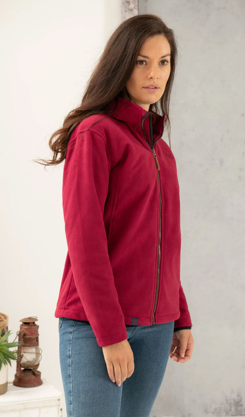 Lighthouse Ashby Waterproof Fleece in Berry