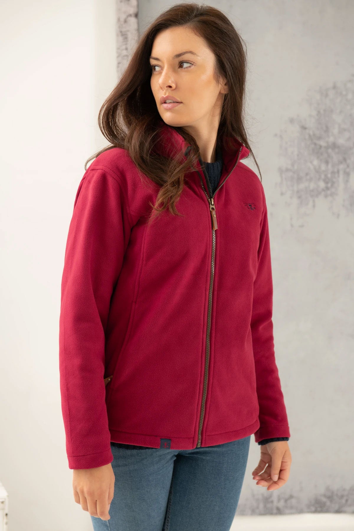 Lighthouse Ashby Waterproof Fleece in Berry