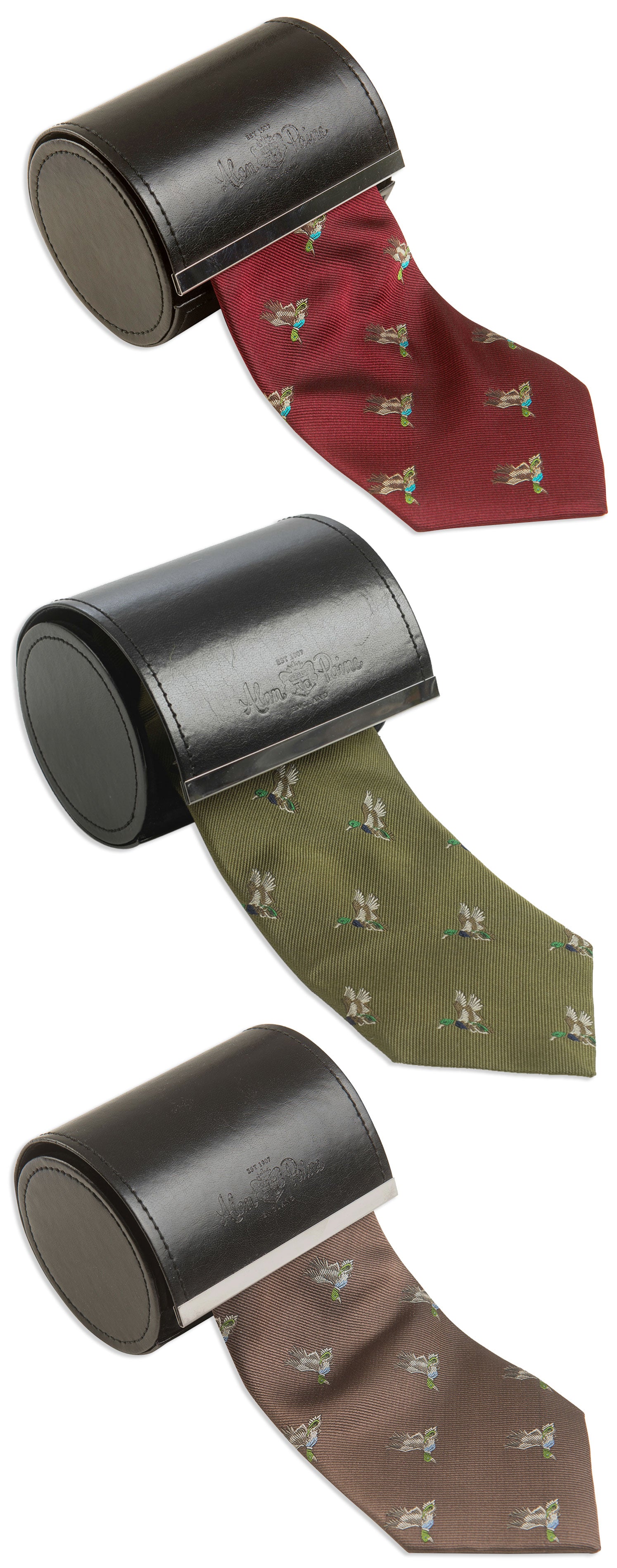 Alan Paine Ripon Silk Tie Ducks