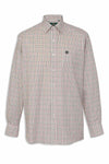 Alan Paine Ilkley Kids Tattersall Shirt in Red Green Check #colour_red-green-check