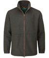 Alan Paine Berwick Fleece Jacket in Dark Olive #colour_dark-olive