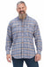Ariat Rebar Flannel Durastretch Work Shirt in Alloy Grey #colour_alloy-grey