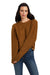 Ariat Women's Winter Quarter Sweater- Chestnut #colour_chestnut