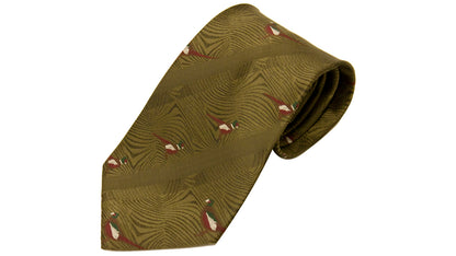 Bisley Polyester Tie in No. 1 Pheaasant