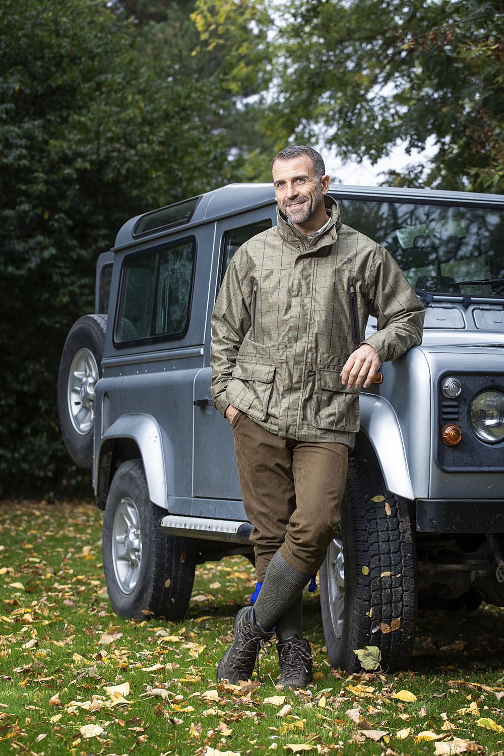 Baleno Moorland Waterproof Jacket In Check Khaki