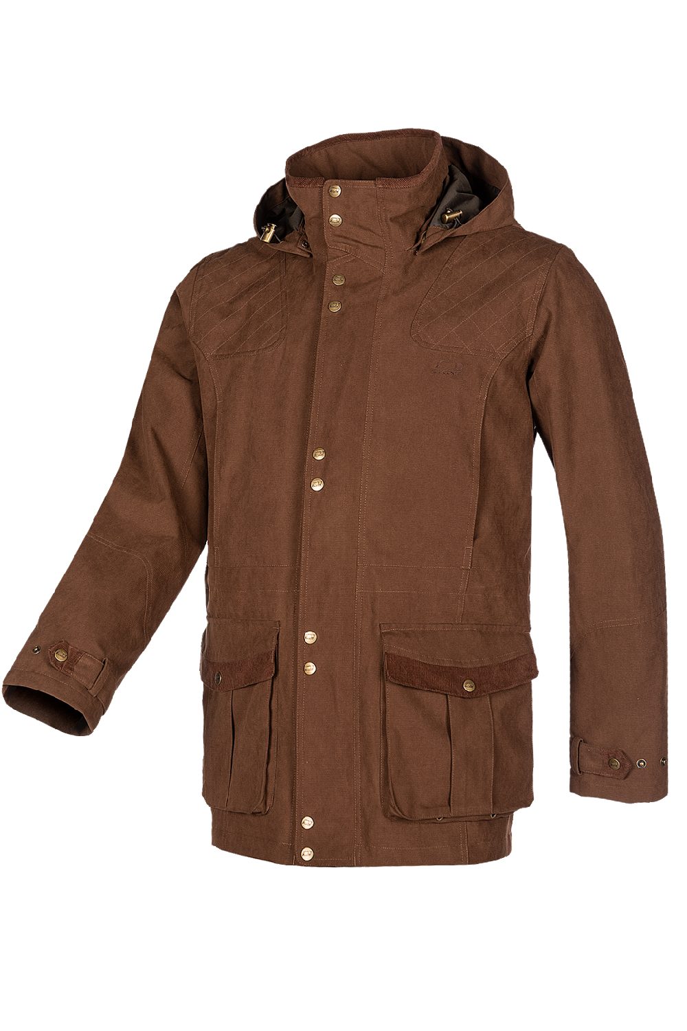 Baleno Mens Oakwood Country Coat in Earth Brown