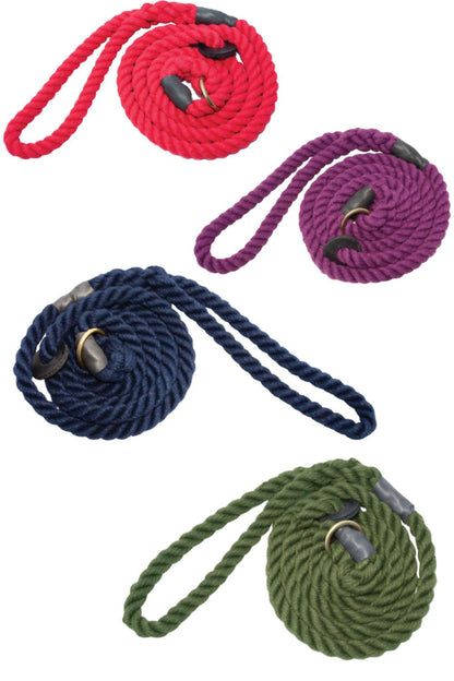 Bisley Elite Slip Lead In Red, Purple, Navy and Green