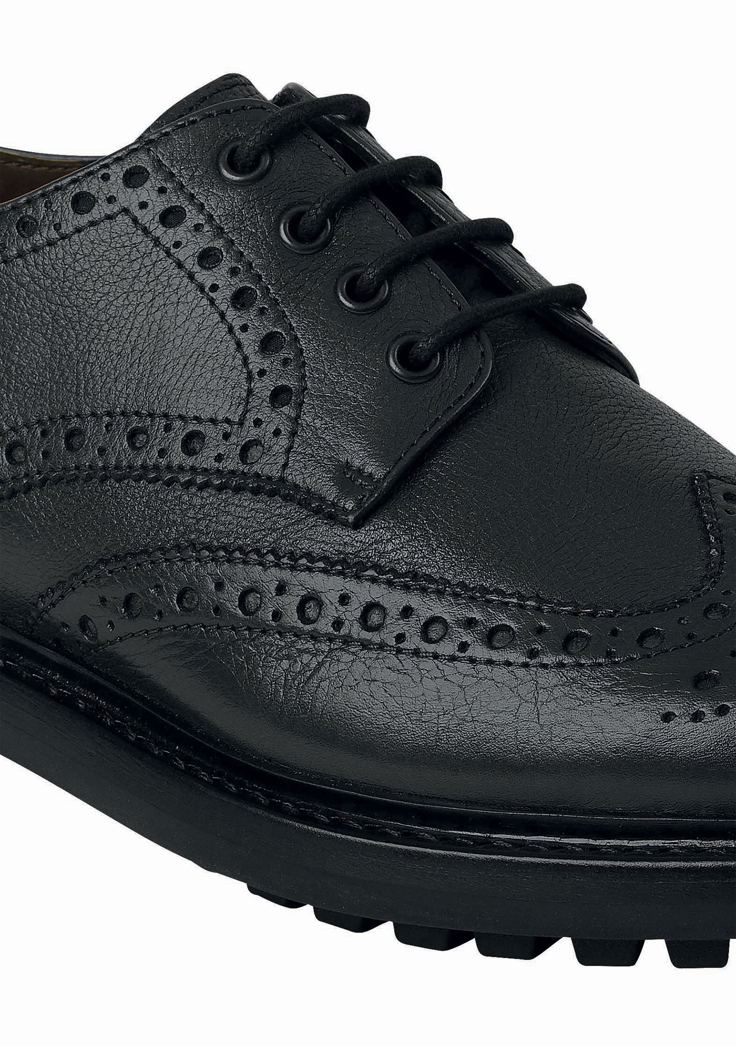 Black Hoggs of Fife Prestwick Brogue Shoes 