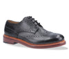 Black Cotswold Quenington All Leather Brogue Shoe #colour_black