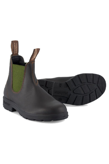 Products Blundstone 519 Stout Chelsea Boot in Stout Brown/Olive