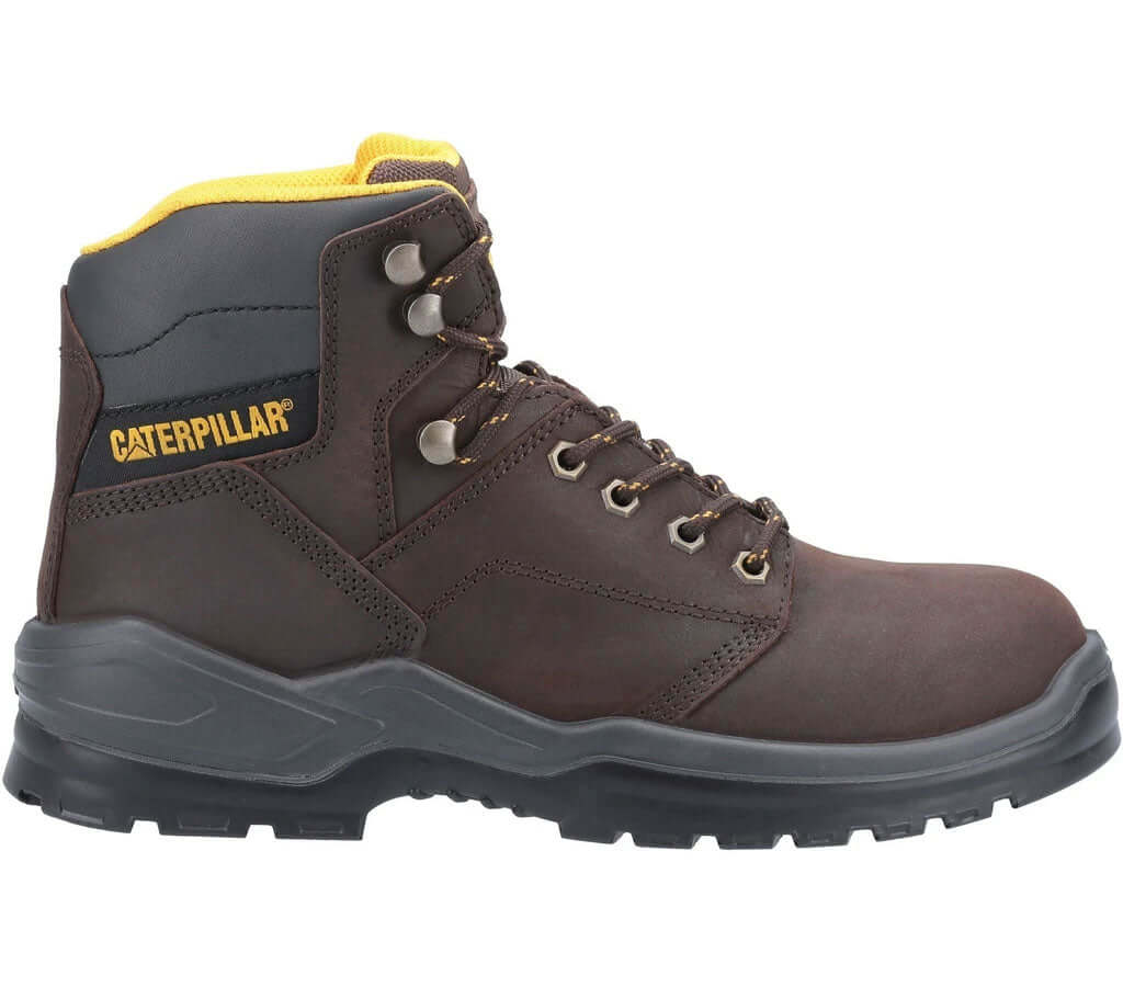 Brown Caterpillar Cat Striver Safety Boot