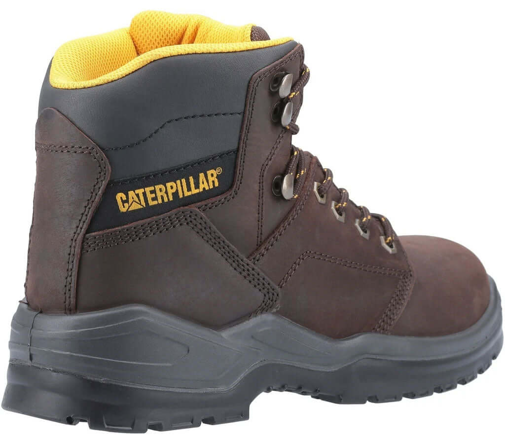 Brown Caterpillar Cat Striver Safety Boot