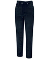 Hoggs of Fife Ceres Ladies stretch cord jeans in midnight navy #colour_midnight-navy