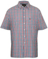 Champion Doncaster Short Sleeved Shirt In Blue/Red #colour_blue-red