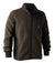 Chocolate Brown Deerhunter Rogaland Fiber Pile Jacket #colour_chocolate-brown