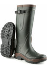 Cotswold Compass Neoprene Lined Rubber Wellington Boots #colour_green