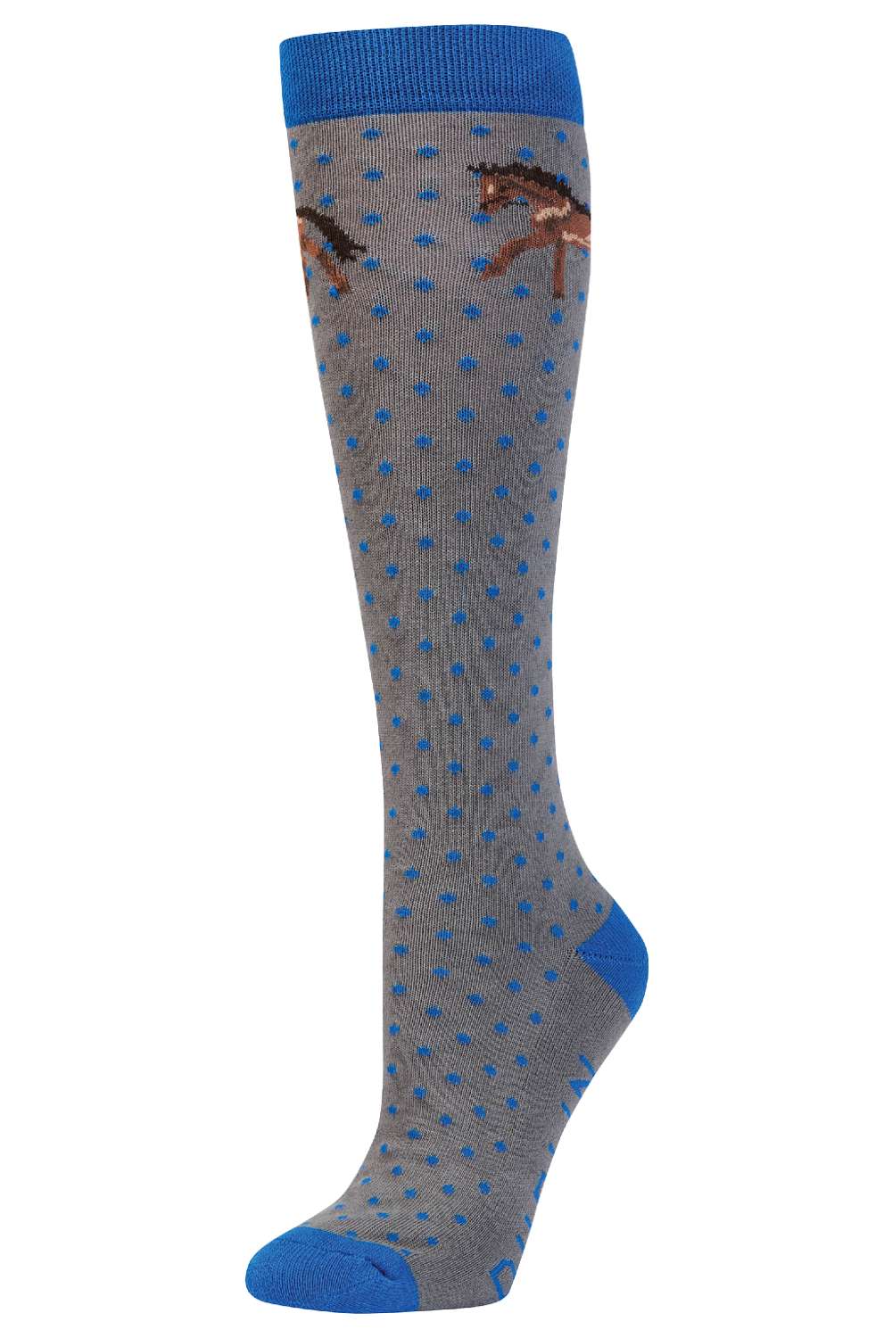 Dublin Single Pack Socks- COBALT HORSE